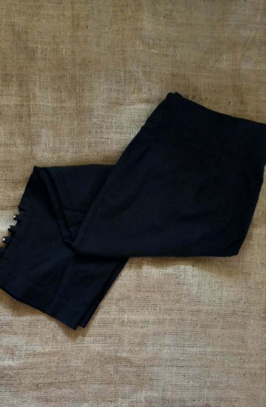 Attyre Black Stretch Capris w/ Rhinstone Detail 18W